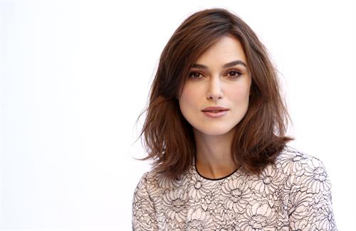 Keira Knightley posing for Matt Sayles portraits in New York City - November 13, 2012 