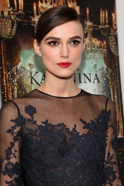 Keira Knightley Anna Karenina screening in New York - November 7, 2012 
