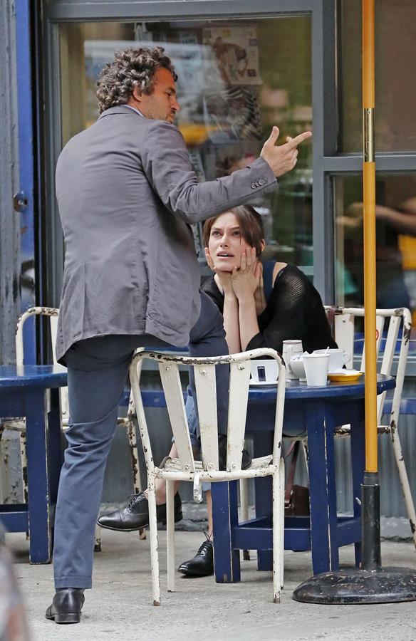 Keira Knightley -  Can A Song Save Your Life  set candids in New York City, July 9, 2012