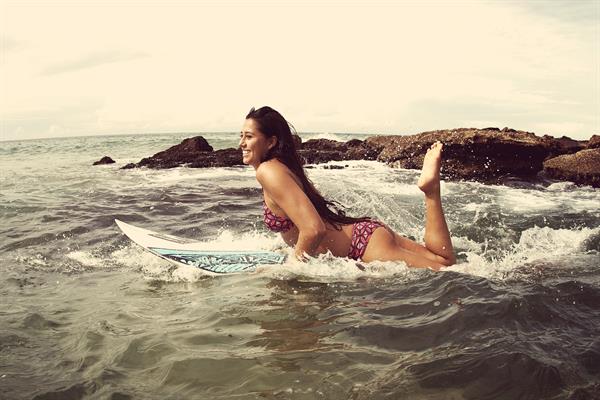 Malia Manuel in a bikini