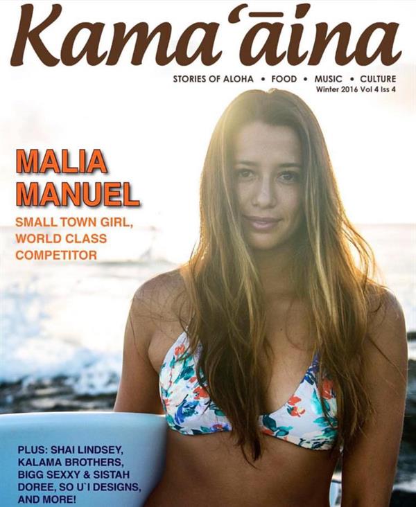 Malia Manuel in a bikini