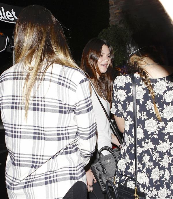 Kendall Jenner – birthday party departures 11/3/13  