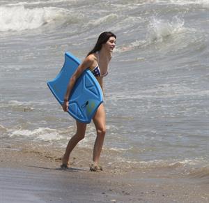 Kendall Jenner bikini candids in Malibu on July 4, 2013