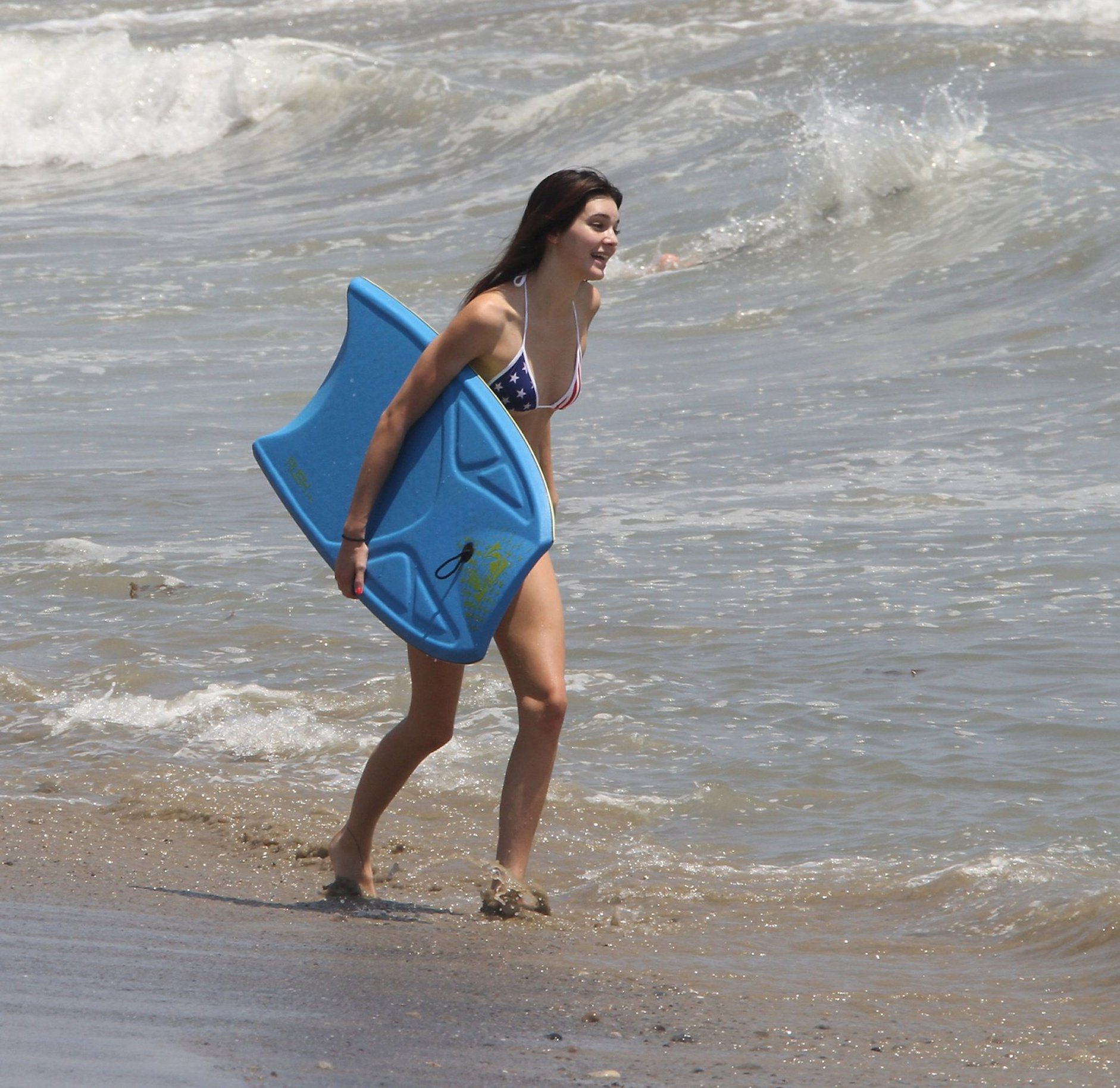 Kendall Jenner bikini candids in Malibu on July 4, 2013