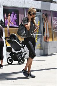 Kimberly Stewart spotted after workout in South Los Angeles on May 30, 2013