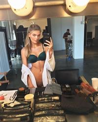 Madison Headrick in lingerie taking a selfie