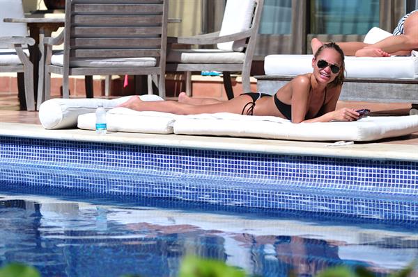 Kristin Chenoweth returns to her favorite vacation spot, The St. Regis Punta Mita Resort in Mexico April 13, 2013 