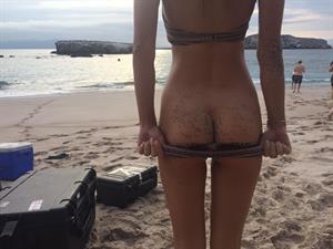 Danielle Knudson in a bikini - ass