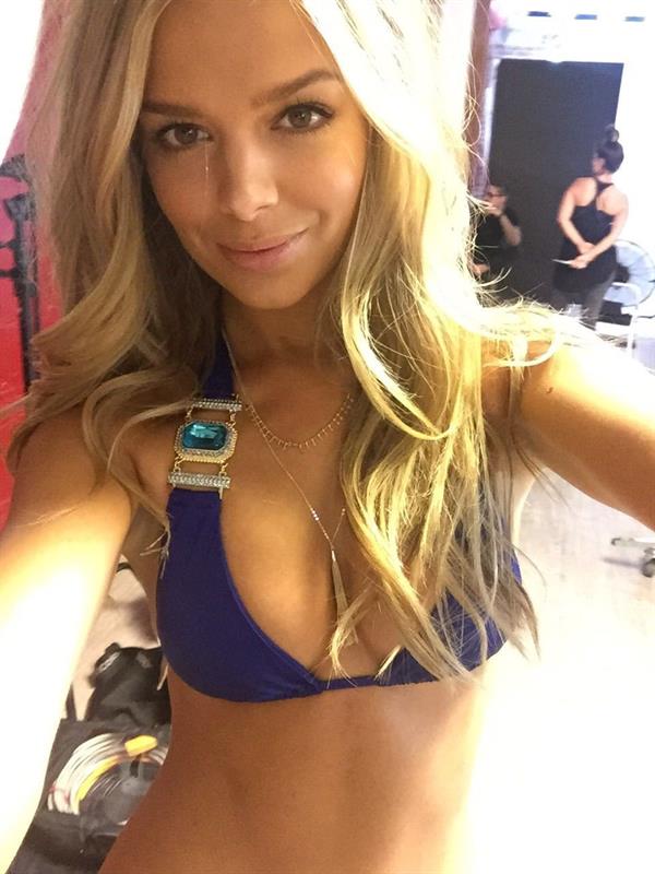 Danielle Knudson in a bikini