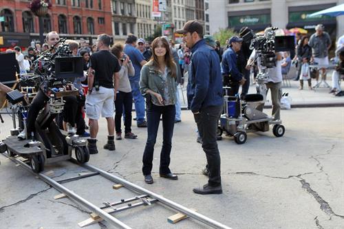 Kristin Kreuk Filming  Beauty & The Beast  in New York City - Sep. 16, 2013 