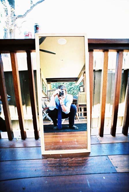 Elijah Wood taking a selfie