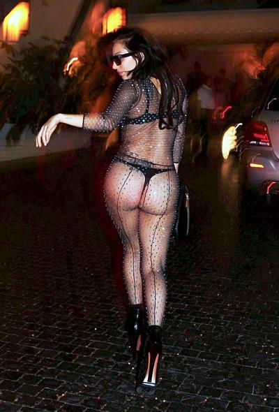 Lady Gaga arrives at Chateau Marmont in LA August 11, 2013 