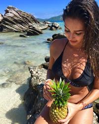 Carol Chafauzer in a bikini