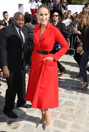 Leelee Sobieski at Christian Dior fashion show Paris 9/28/12 