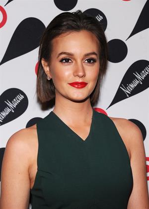 Leighton Meester Target Neiman Marcus Holiday Collection launch event in NYC 11/28/12 