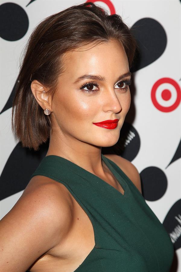 Leighton Meester Target Neiman Marcus Holiday Collection launch event in NYC 11/28/12 