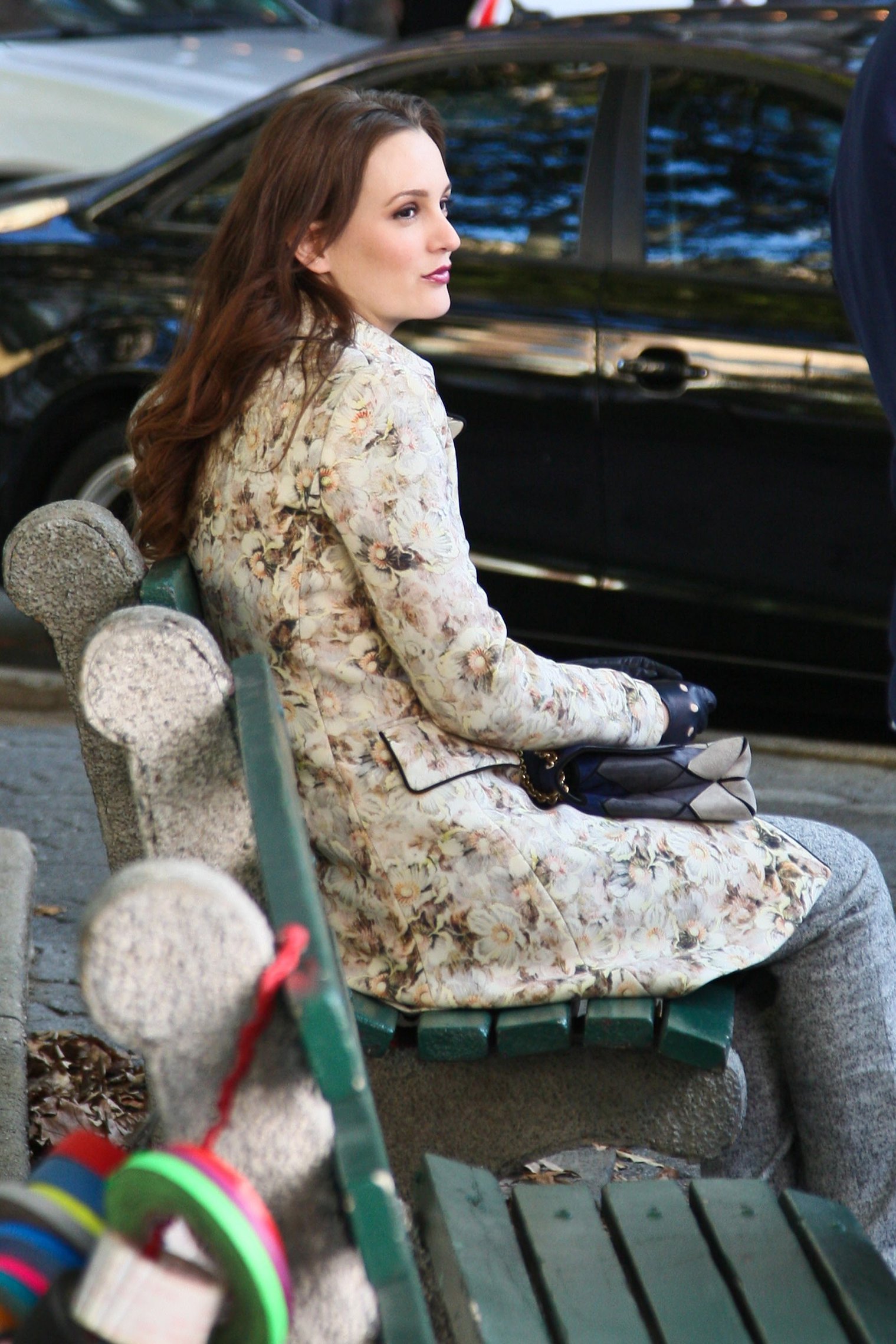 Leighton Meester  Set of Gossip Girl in Central Park - September 24, 2012 