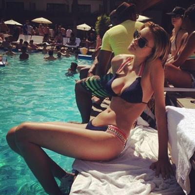 Natalie Pack in a bikini