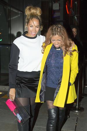 Leona Lewis Sushisamba 1st Anniversary party at the Heron Tower, London, November 12, 2013 