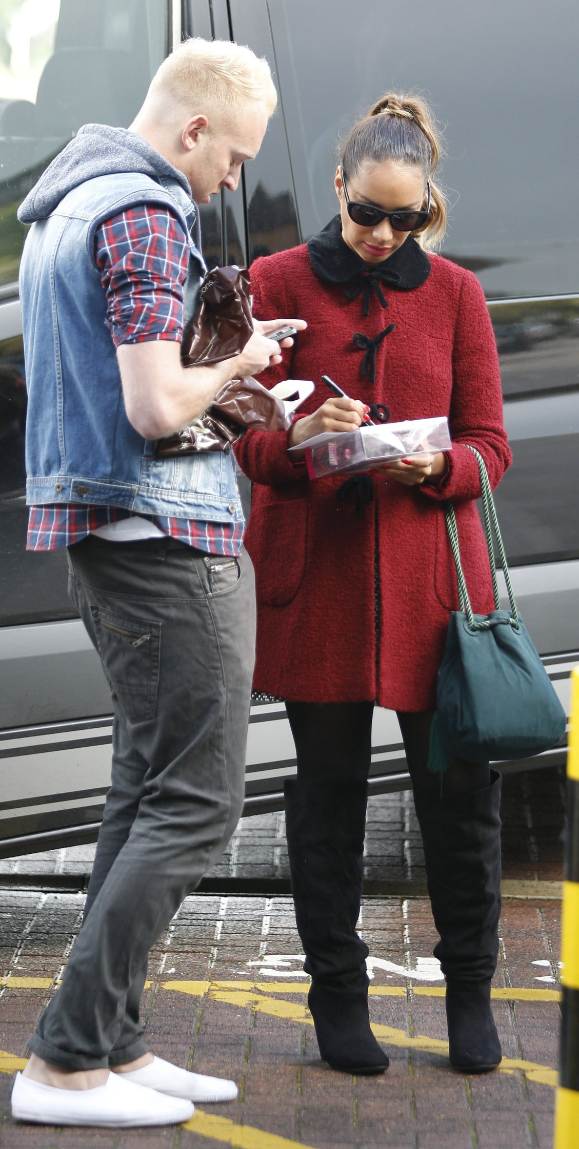 Leona Lewis Real Radio in Manchester - September 19, 2012 