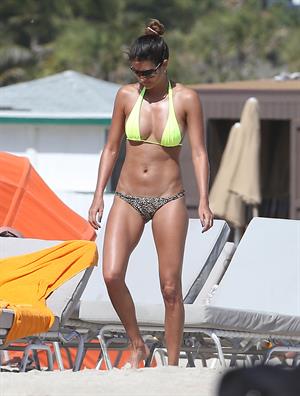 Leryn Franco bikini candids in Miami 11/12/12 
