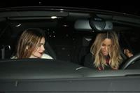 Lily Collins Hakkasan restaurant candids in Beverly Hills, October 10, 2013 