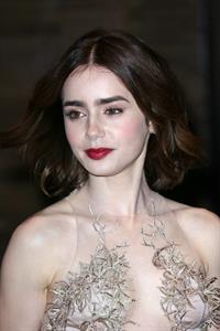 Lily Collins Glamour Magazine 23rd Annual Women Of The Year Gala in New York, Nov. 11, 2013 