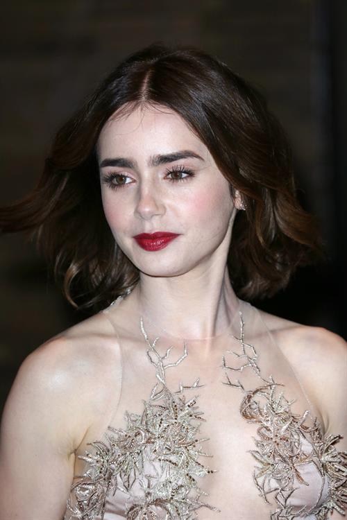 Lily Collins Glamour Magazine 23rd Annual Women Of The Year Gala in New York, Nov. 11, 2013 