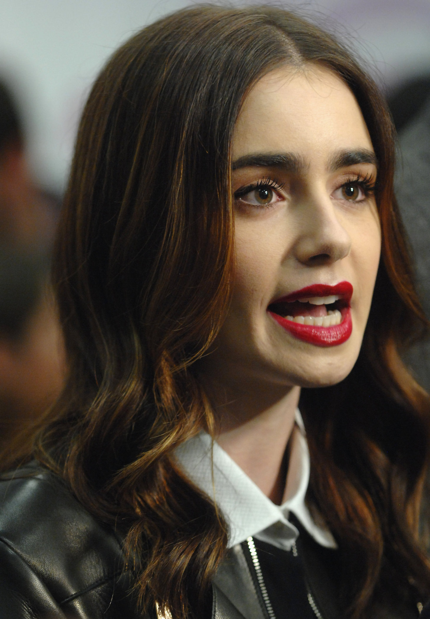 Lily Collins WonderCon Anaheim 2013 Day 2 on Mar. 30, 2013 