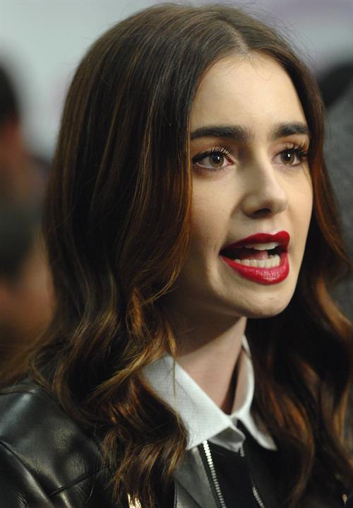 Lily Collins WonderCon Anaheim 2013 Day 2 on Mar. 30, 2013 