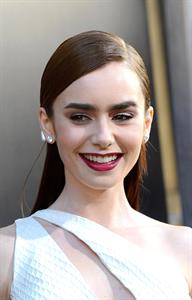 Lily Collins The Mortal Instruments City Of Bones Premiere LA 8/12/2013 