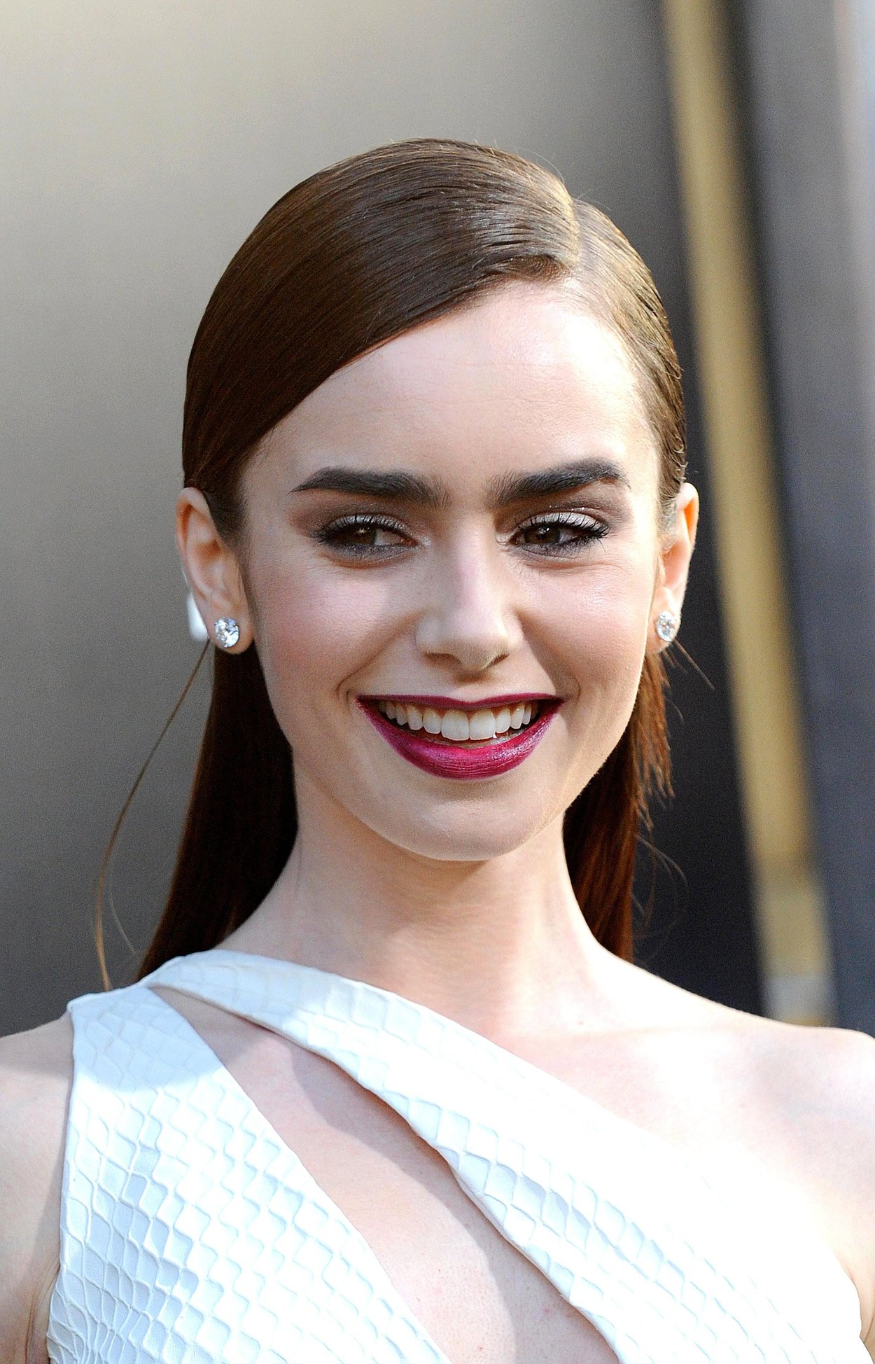 Lily Collins The Mortal Instruments City Of Bones Premiere LA 8/12/2013 