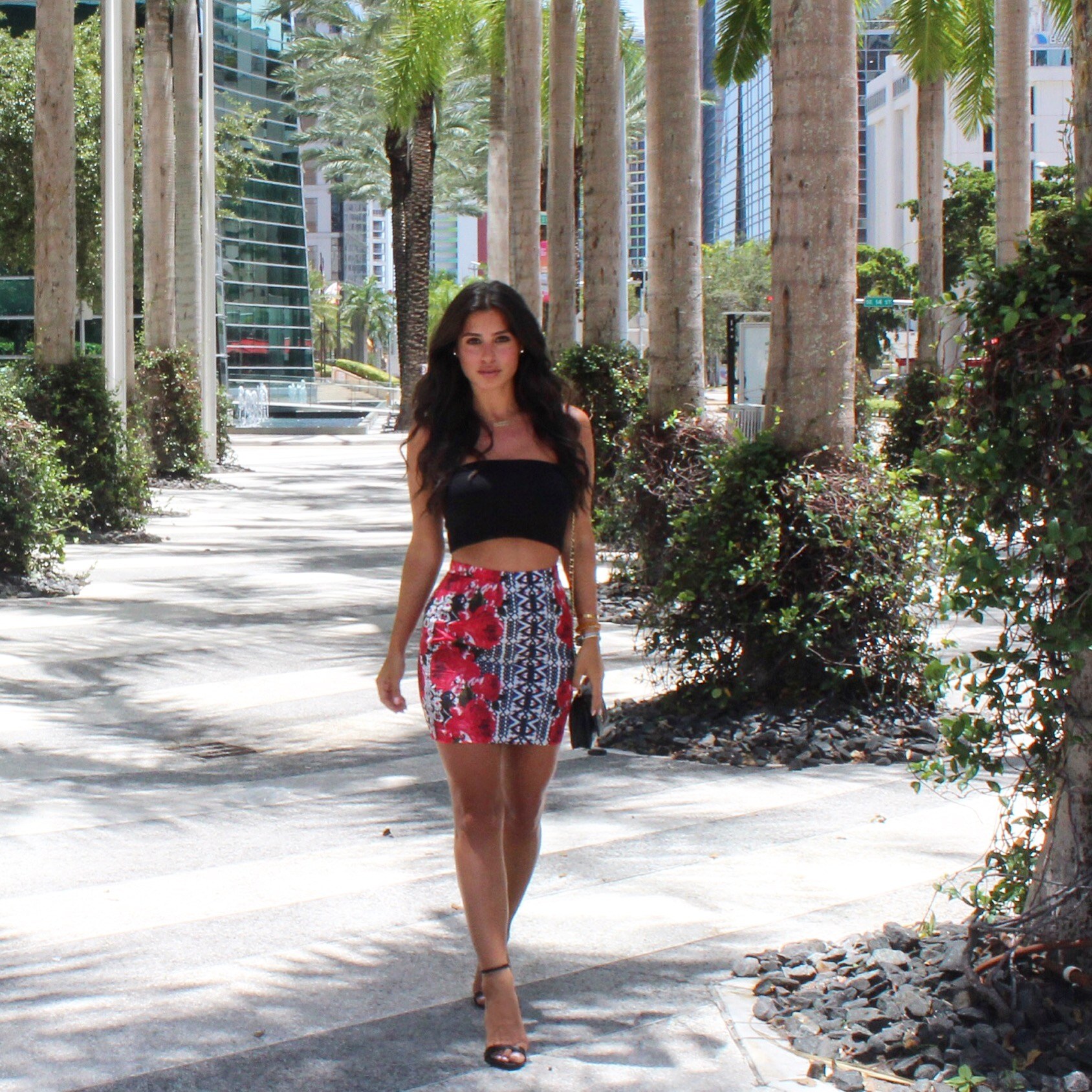 Nicole Isaacs in a bikini