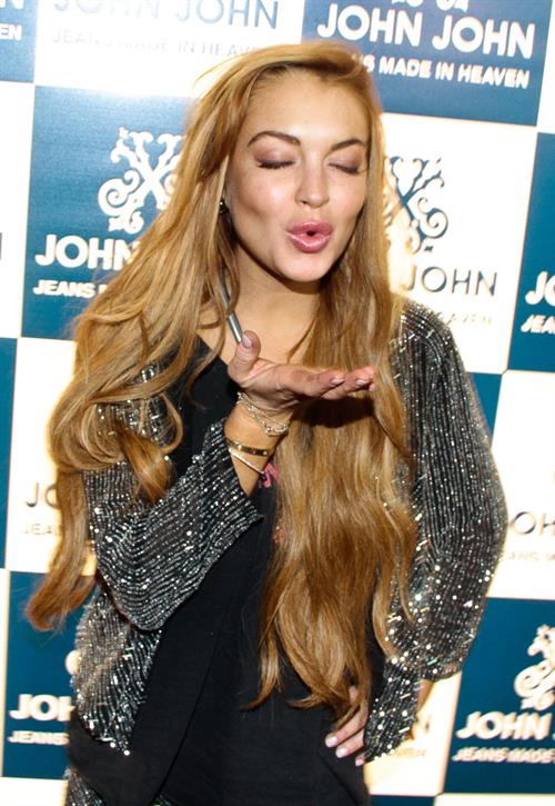 Lindsay Lohan Opening of the new John John clothing store in Sao Paulo on March 28, 2013