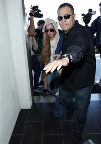 Lindsay Lohan at LAX Airport 4/18/13
