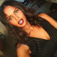 Ubah Hassan taking a selfie