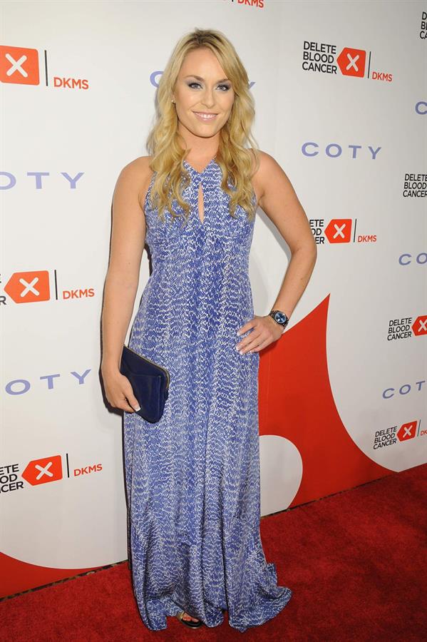 Lindsey Vonn attends the 2013 Delete Blood Cancer Gala in NY May 1, 2013 