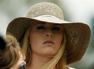 Lindsey Vonn First round of the 2013 Masters Tournament at Augusta National Golf Club 11.04.13 
