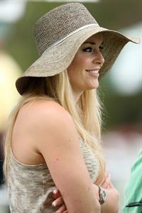 Lindsey Vonn First round of the 2013 Masters Tournament at Augusta National Golf Club 11.04.13 