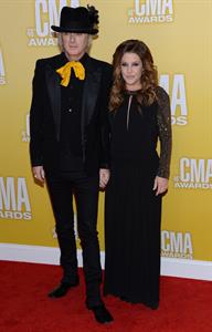 Lisa Marie Presley 46th Annual CMA Awards (November 1, 2012) 