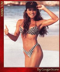 Kiana Tom in a bikini