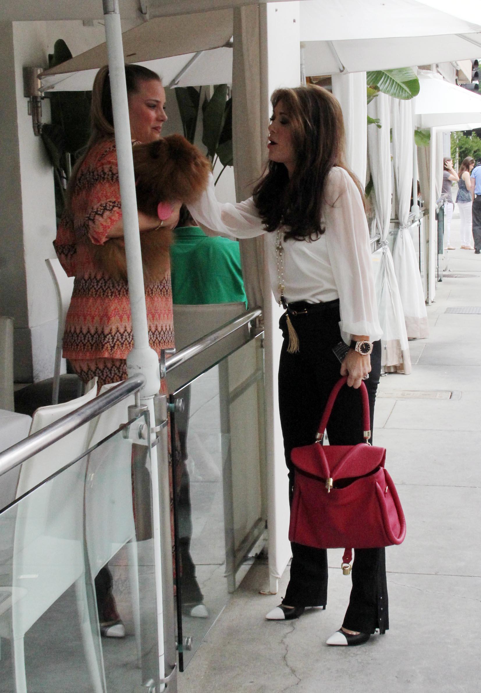 Lisa Vanderpump Spotted with daughter Pandora while shopping in Beverly Hills (May 9, 2013) 