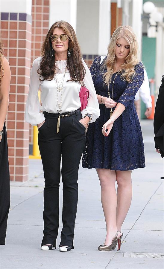 Lisa Vanderpump Spotted with daughter Pandora while shopping in Beverly Hills (May 9, 2013) 