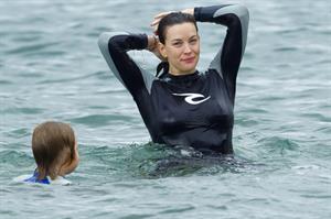 Liv Tyler - wetsuit candids in Hawaii 1/2/13  