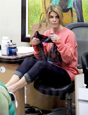 Lori Loughlin at a salon in Beverly Hills 1/28/13 