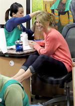 Lori Loughlin at a salon in Beverly Hills 1/28/13 