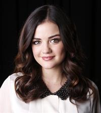 Lucy Hale posing for Carlo Allegri portraits in New York City - November 20, 2012 