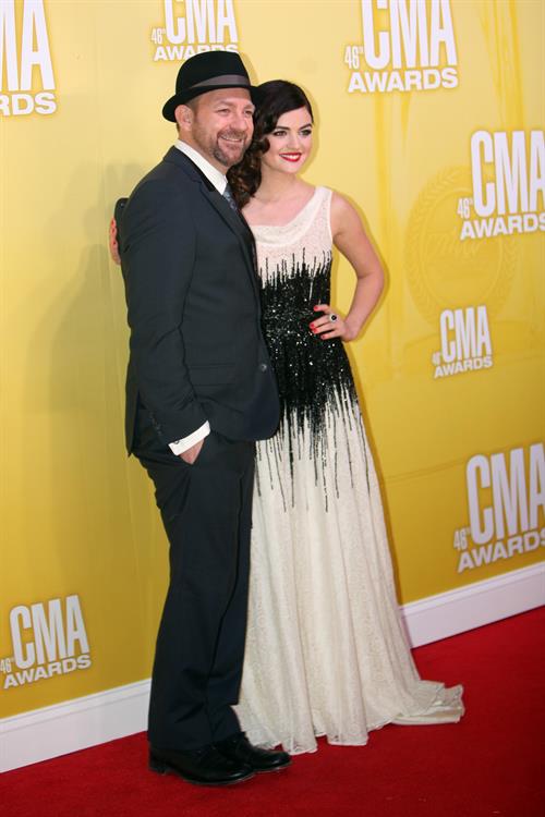Lucy Hale 46th annual CMA awards in Nashville 11/1/12