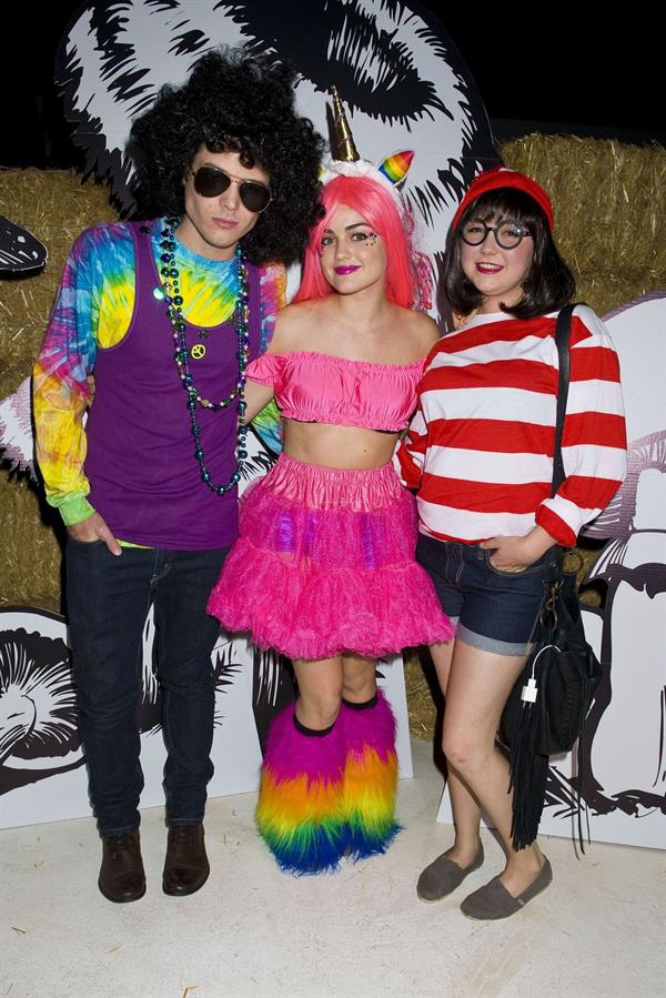 Lucy Hale 2012 Just Jared Halloween party in Hollywood 10/27/12