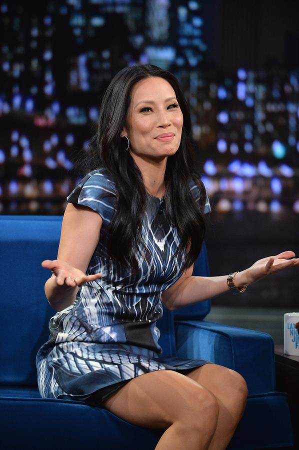 Lucy Liu – “Late night with Jimmy Fallon” 11/5/13  